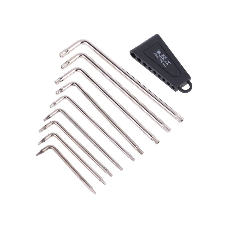 Bộ 9 tua vít lục giác/ sao hình chữ L sửa chữa tiện dụng
