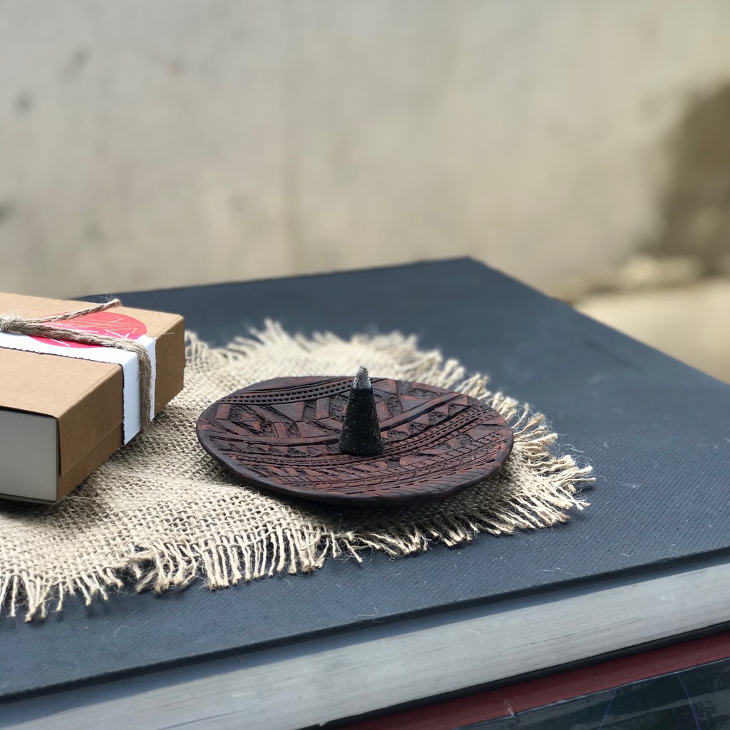 Nhang Cinnamon ( Vỏ Quế ) hộp 20 viên [ Handmade Incense Cones )