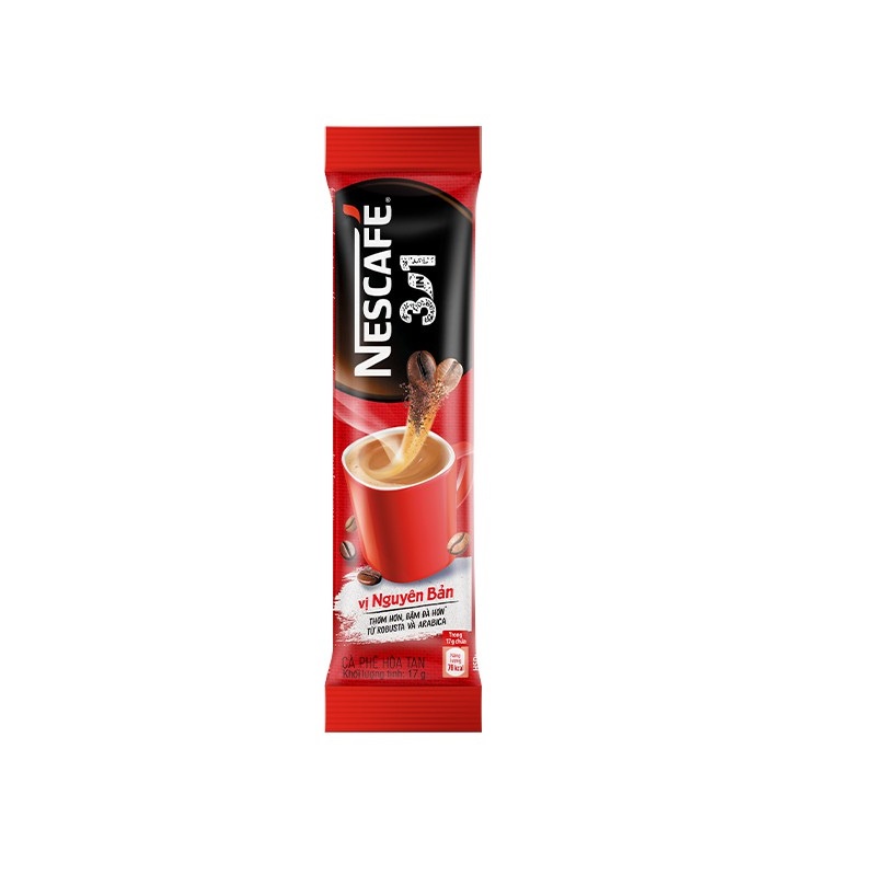 Cà phê hòa tan Nescafe 3in1 công thức cải tiến