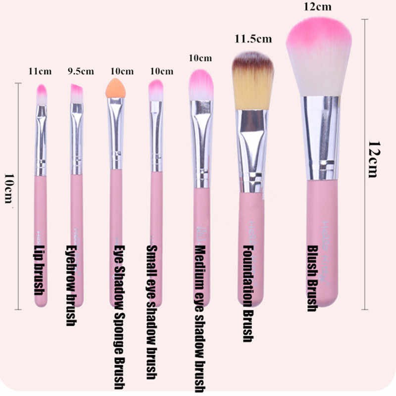 BỘ CỌ TRANG ĐIỂM 7 MÓN, Dụng cụ trang điểm giá rẻ, Đồ nghề makeup, Combo make up, Make-up tools, Cọ phấn mặt, Cọ phấn má