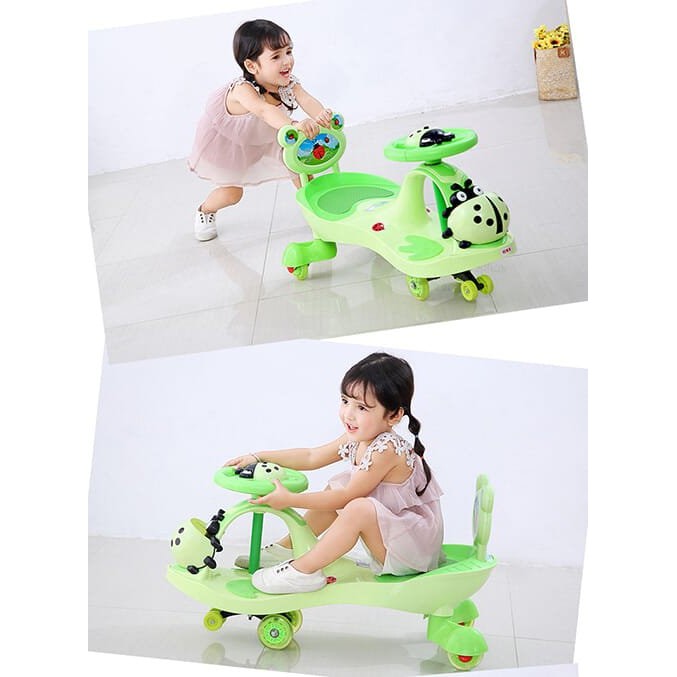 Xe lắc tay cho bé có nhạc BABY PLAZA HZL-288-1