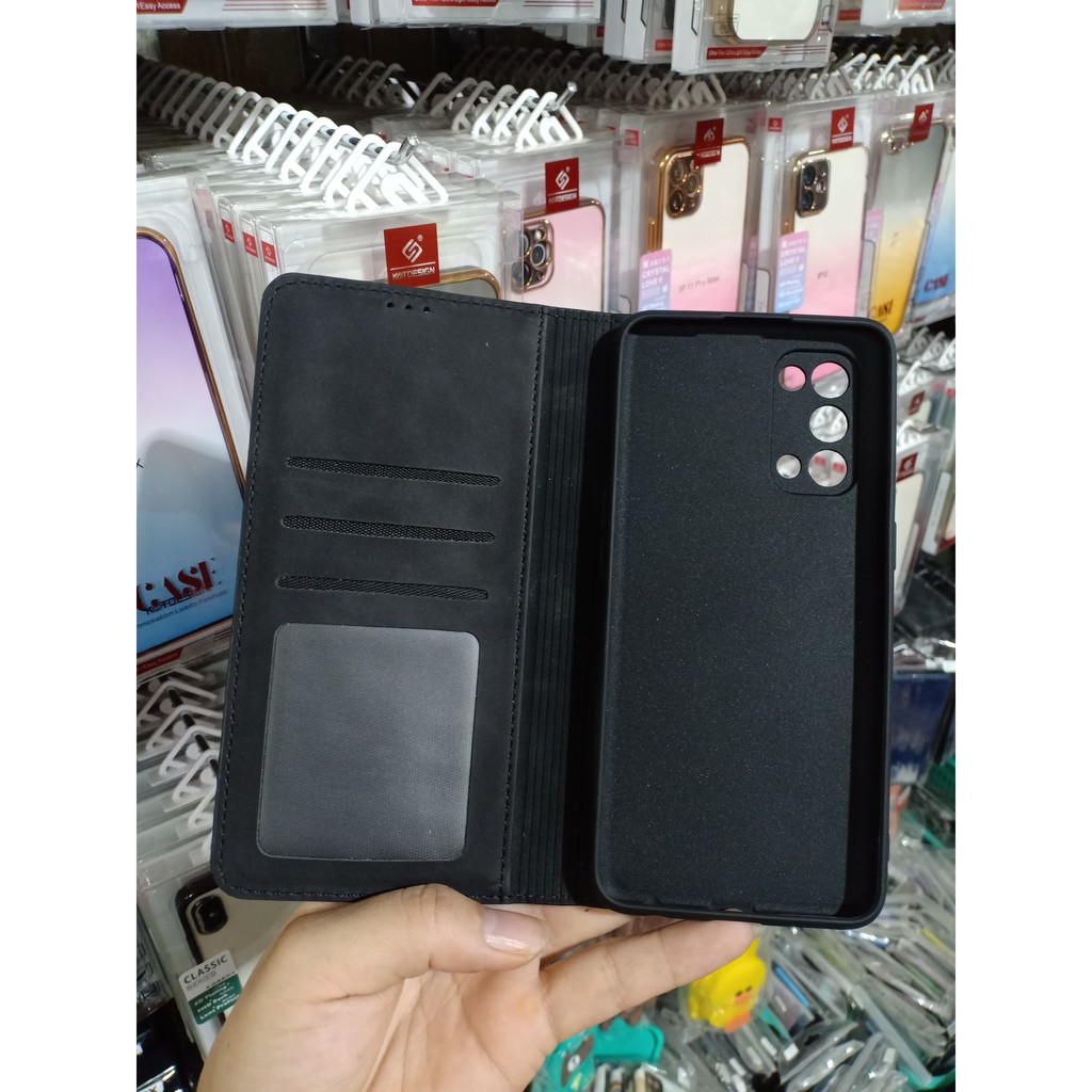 Bao da dạng ví HDK cho Oppo Reno 5