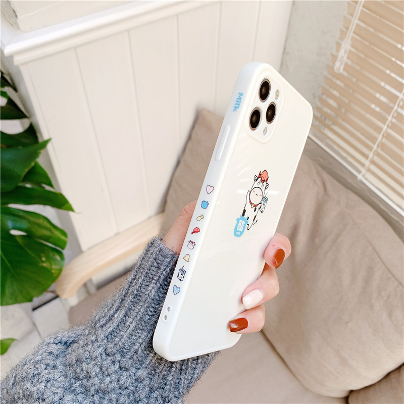 Ốp Lưng Nhám In Hình Chú Bò Đáng Yêu Cho Iphone 12 Pro Max 12mini 8plus 7plus Se 2020 Iphone 11 Pro Max Xsmax Xr Xs | BigBuy360 - bigbuy360.vn