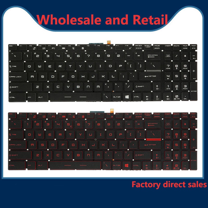 MSI GT62 GE62 GS60 GL60 GP62 GT72 GT73 GL72 GE72 GS63 GL62 GP72 GT62VR GE62VR CR62 GT72VR GT73VR GS6