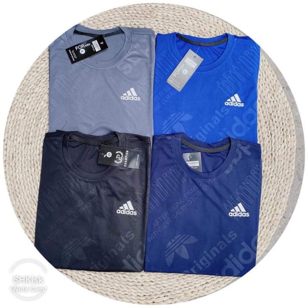 Áo thun nam Adidas thể thao chất lạnh co giãn siêu thoải mái