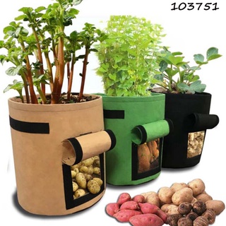 Túi vải trồng khoai tây, khoai lang, cà rốt chuyên dụng kích thước 30x35 cm