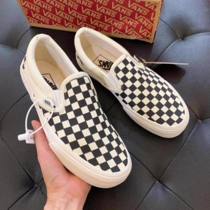 Giày thể thao Vans Lười Caro Hot trend,hàng full box full bill | BigBuy360 - bigbuy360.vn