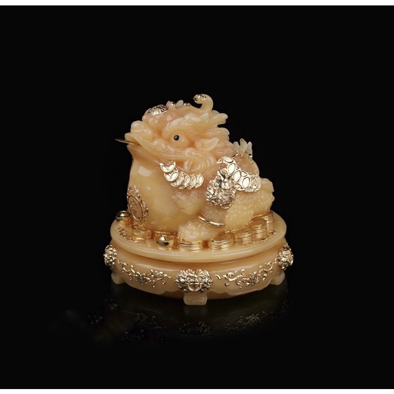 Cóc Ngậm Tiền - Tỳ Hưu cao 26cm- Thiềm Thừ Tỳ Hưu Chiêu Tài Phong Thuỷ - Vật Phẩm Phong Thuỷ Hút Tài Lộc