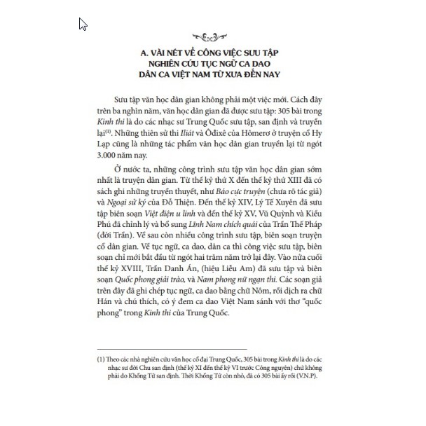 Sách - Tục ngữ, ca dao, dân ca Việt Nam