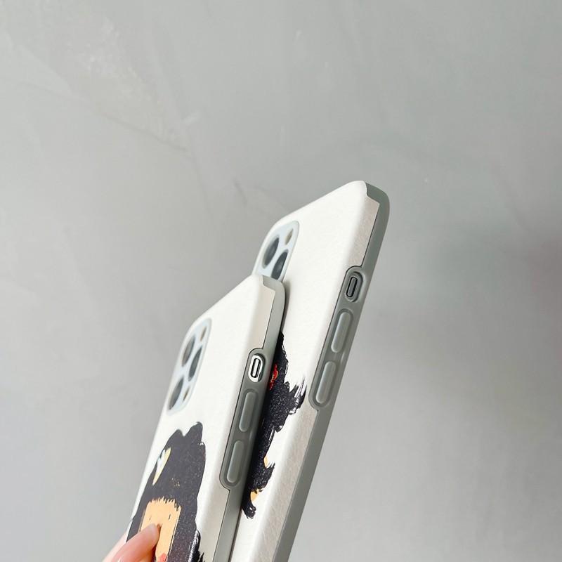 Ốp lưng silicone dẻo trong suốt in hình thời trang dễ thương cho iPhone 7 8 Plus X XR Xs Max 11 Pro Max 12