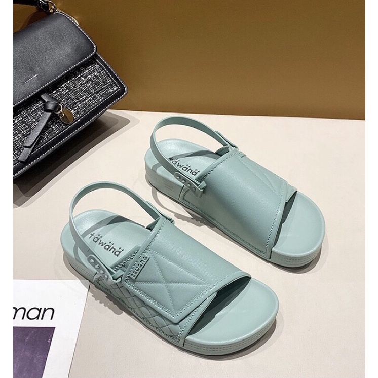 Giày sandal nữ đi học cao gót đế cao 3 phân giá rẻ ulzzang JAENIA SD006