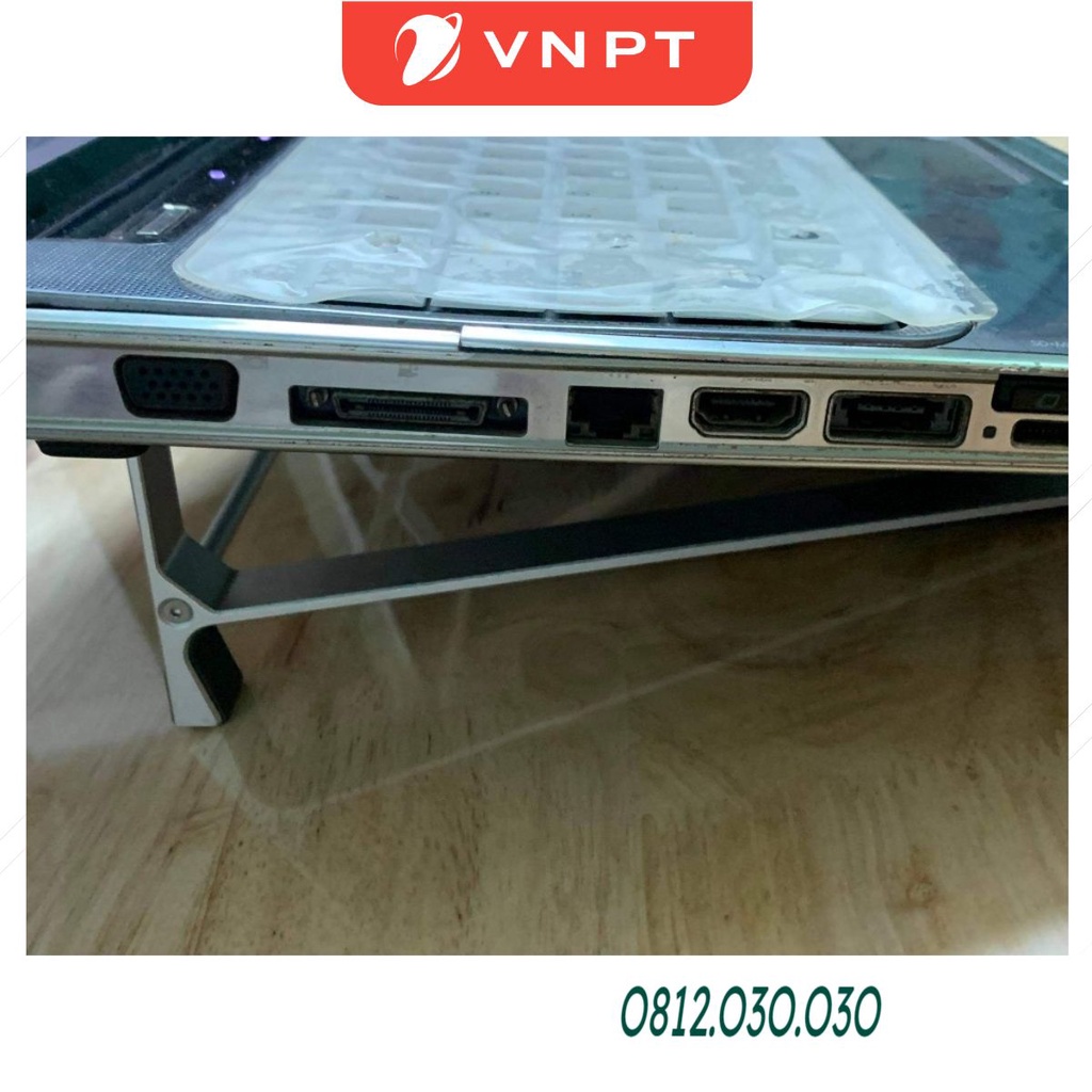 Giá đỡ nhôm kê laptop 2 in 1 kê tản nhiệt kiêm đế dựng cho macbook ipad surface chính hãng P5 pro.