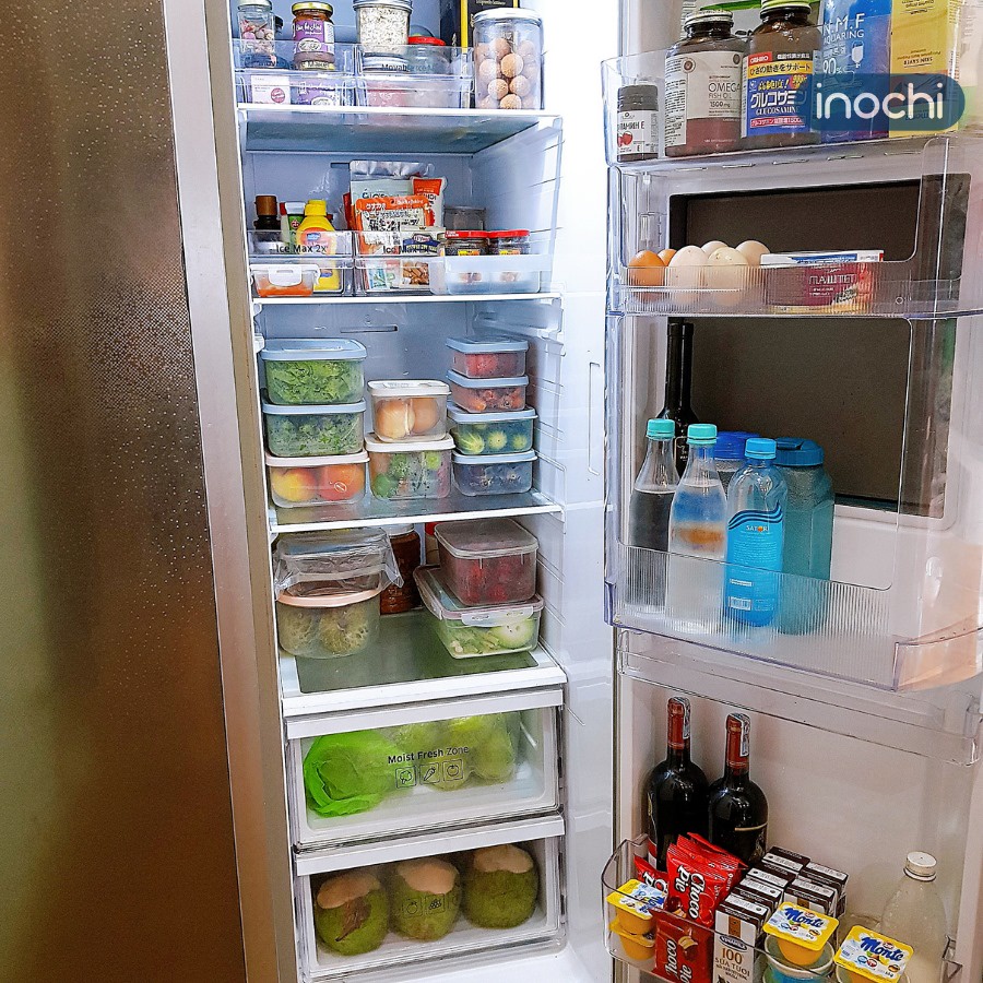 Bộ 6 Hộp Nhựa Đựng Thực Phẩm INOCHI Bảo Quản Đồ Ăn Đông Lạnh - Hộp Quay Đồ Ăn Nhanh