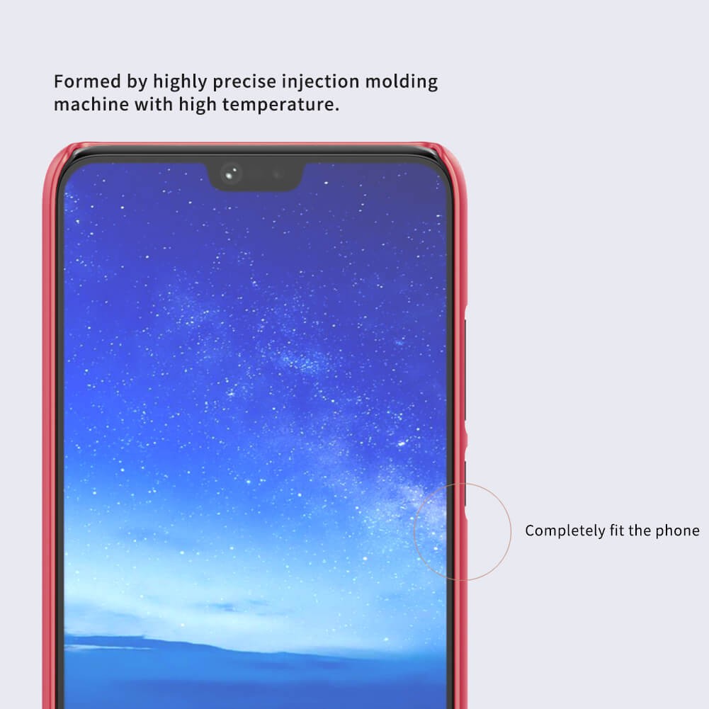 Ốp Lưng Sần Chống Sốc Cho Huawei P20 Pro hiệu Nillkin (Kèm giá đỡ hoặc miếng dán từ tính) - Hàng Chính Hãng