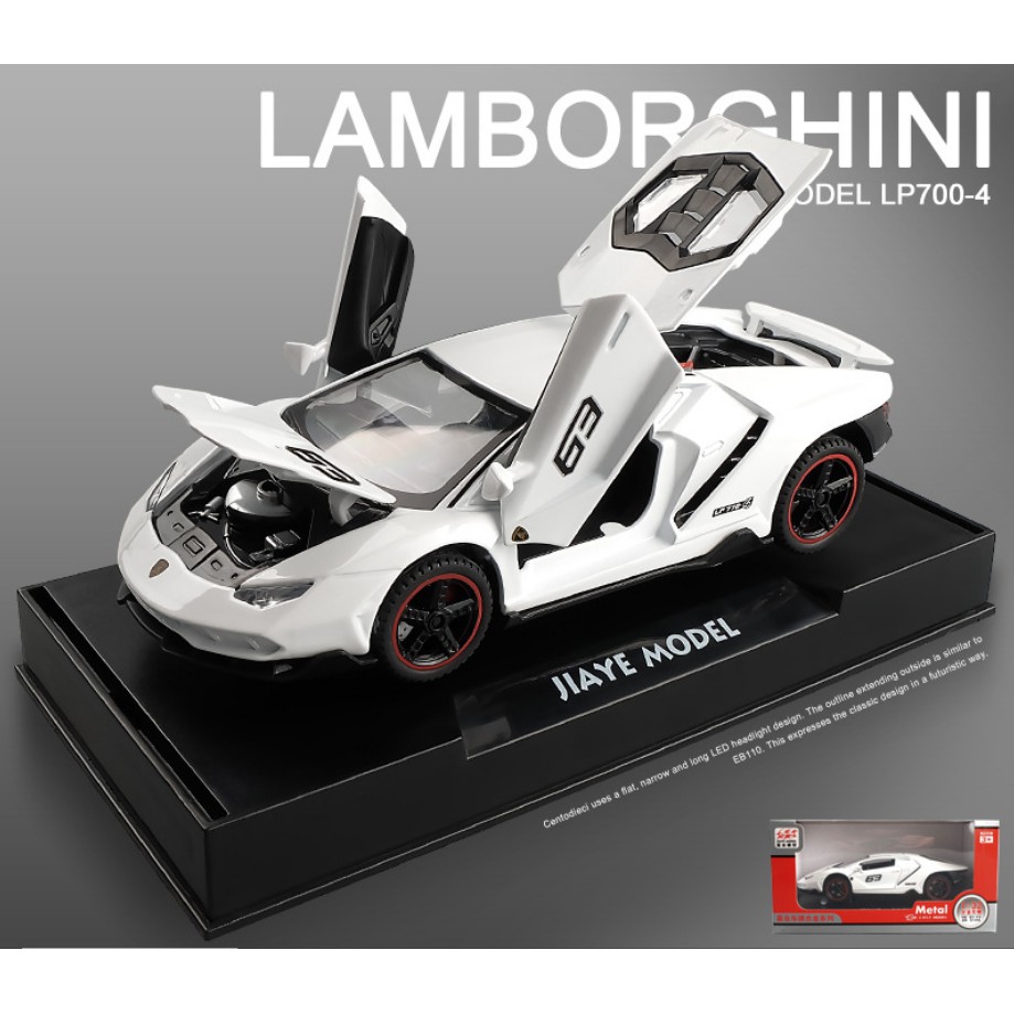 Ô tô Mô Hình Lamborghini Centenario LP770 - 4 Tỉ lệ 1:32. Mô hình xe hơi thể thao,mô hình siêu xe Lambo có đế trưng bày