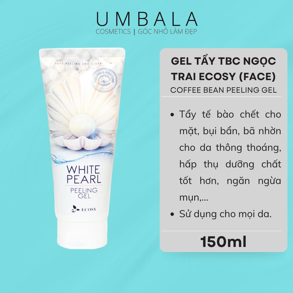 Gel tẩy tế bào chết từ bột Ngọc Trai White Pearl Peeling Gel Ecosy (150ml)