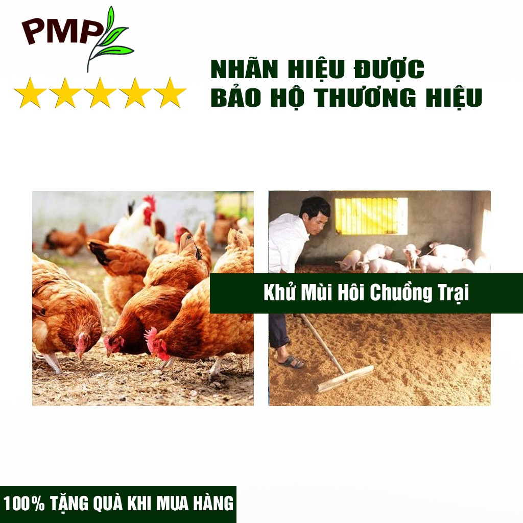 Bột EM Gốc PMP Ủ Phân Hữu Cơ Từ Đậu Nành, Trứng, Chuối, Cá, Rác Thải Hữu Cơ Cho Hoa Hồng, Rau Sạch 100g