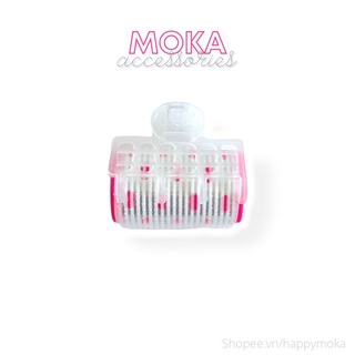 Lô cuốn tóc có kẹp Moka (Ảnh thật shop tự chụp)