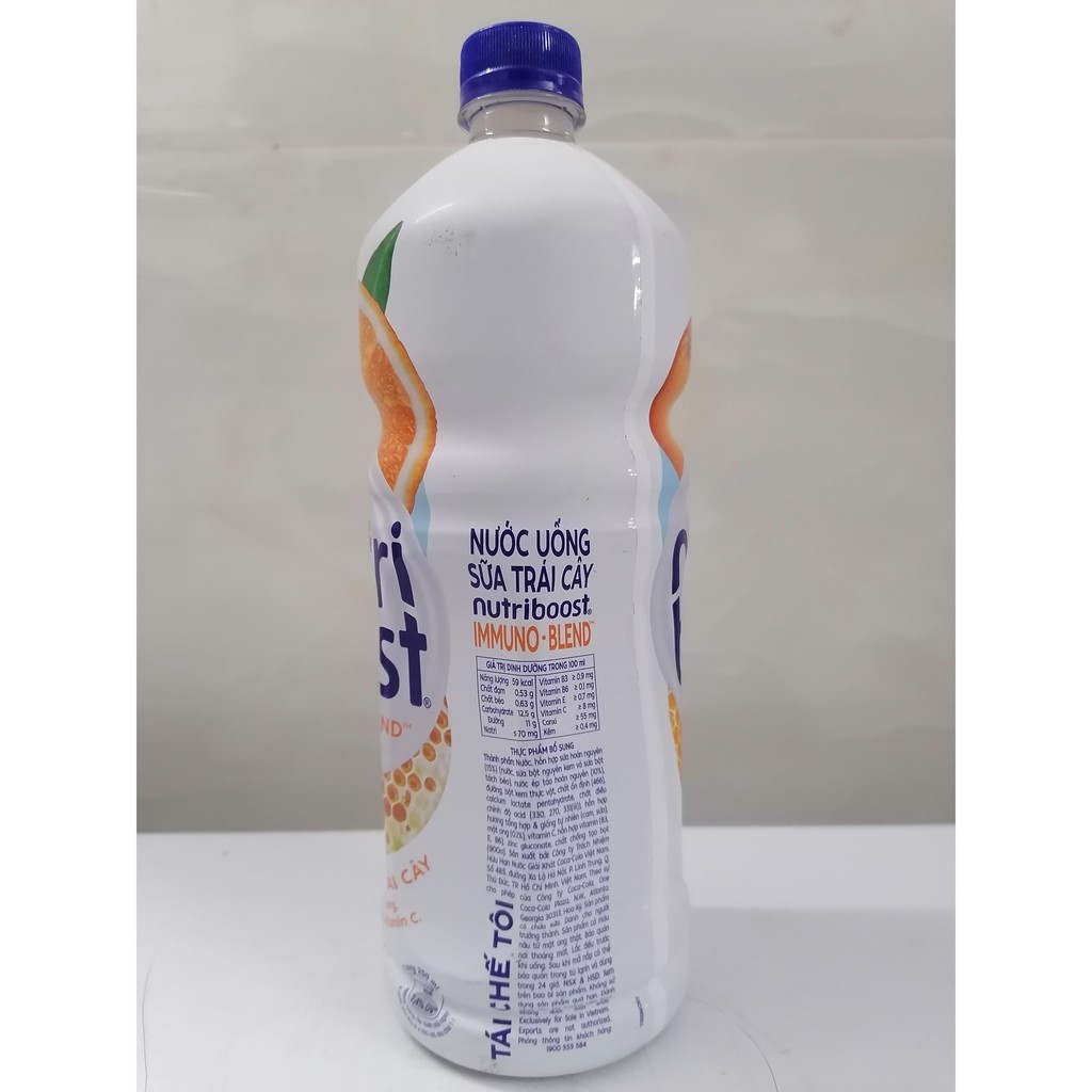 [1 Lít – CAM] Sữa trái cây hương cam [VN] NUTRIBOOST Orange Milk Flavour (bph-hk)
