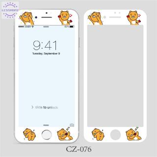 Front Film Tempered Glass 7Plus/8Plus 7/8/ Bear Phone Film 6Plus/6SPlus Cute IPhone 6/6S 