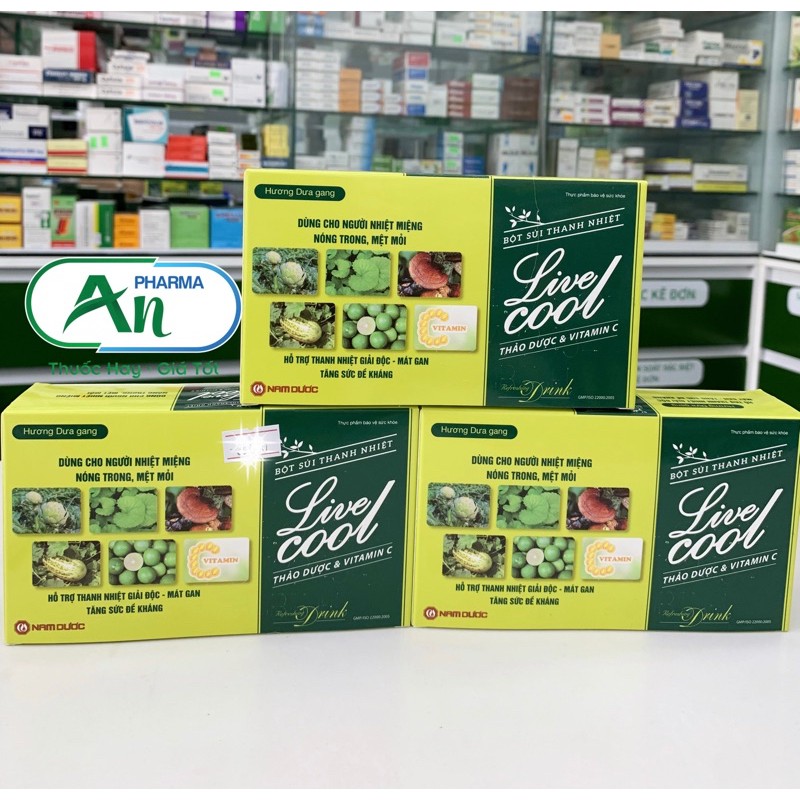 Bột sủi thanh nhiệt Livecool / Live Cool Nam Dược