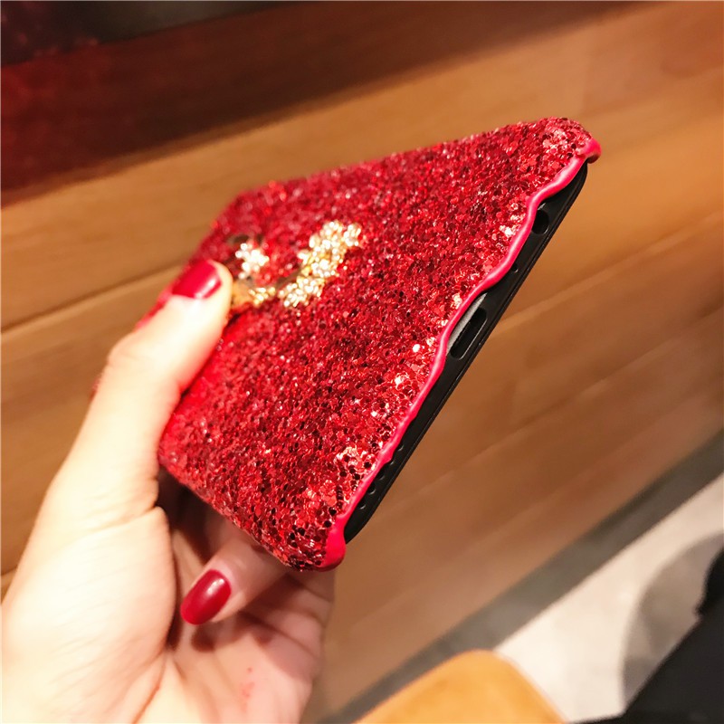 Ốp lưng lấp lánh dành cho VIVO Y51 Y53 Y55 Y66 Y67 Y71 V7 plus Y83 Y85 Y91C Y93 Y95 Y17 V15 pro