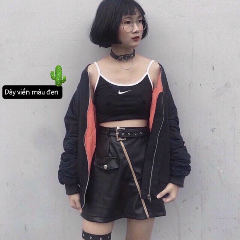 [Mã FAMAYWA giảm 10K đơn 50K] ÁO HAI DÂY CROPTOP BASIC TRẺ TRUNG ULLZANG | BigBuy360 - bigbuy360.vn
