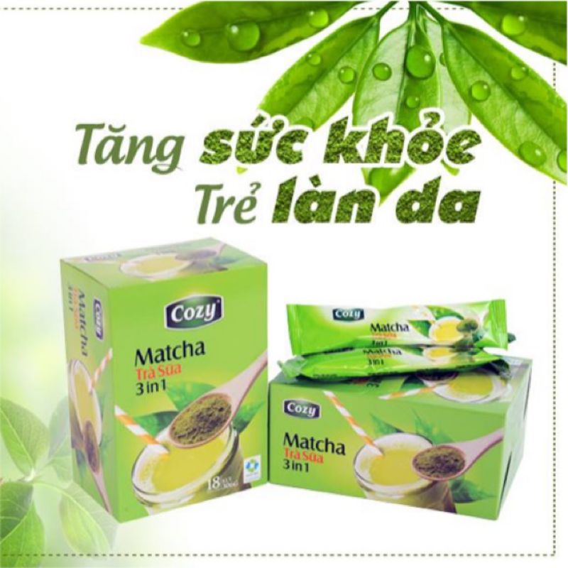 Trà sữa matcha cozy