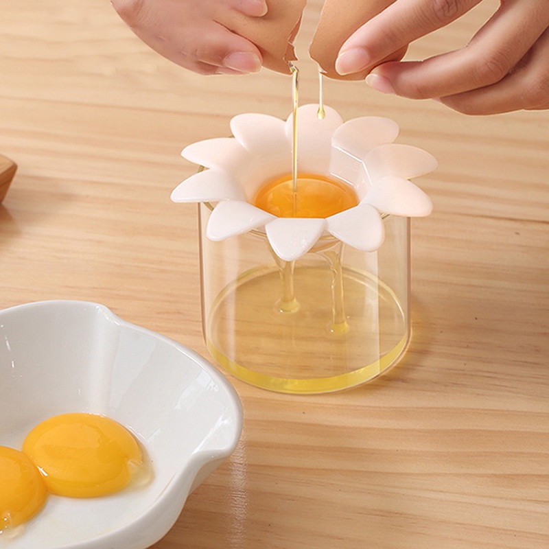 [takejoynew 0609] Plastic Egg Separator White Yolk Sifting Home Kitchen Chef Dining Cooking Gadget