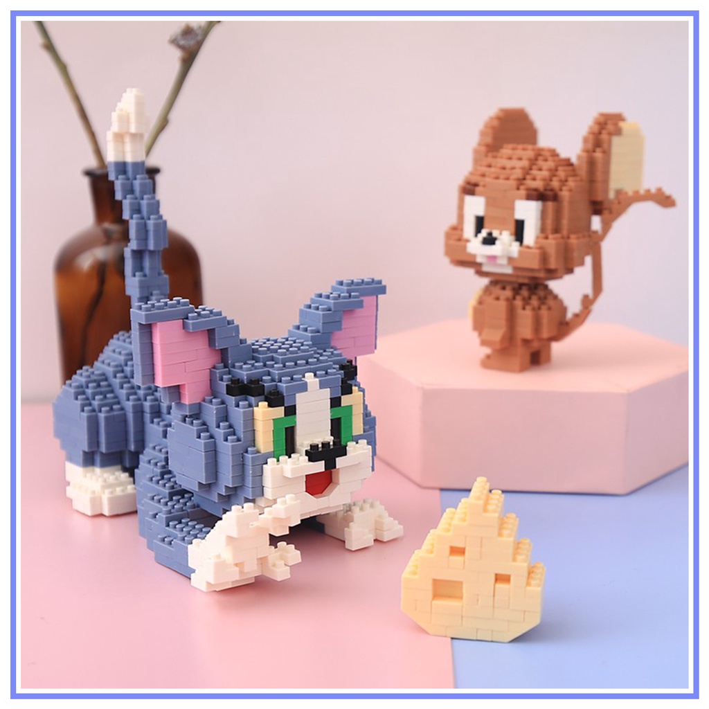 Lego Tom and Jerry - Bộ đồ chơi lắp ráp mô hình Disney