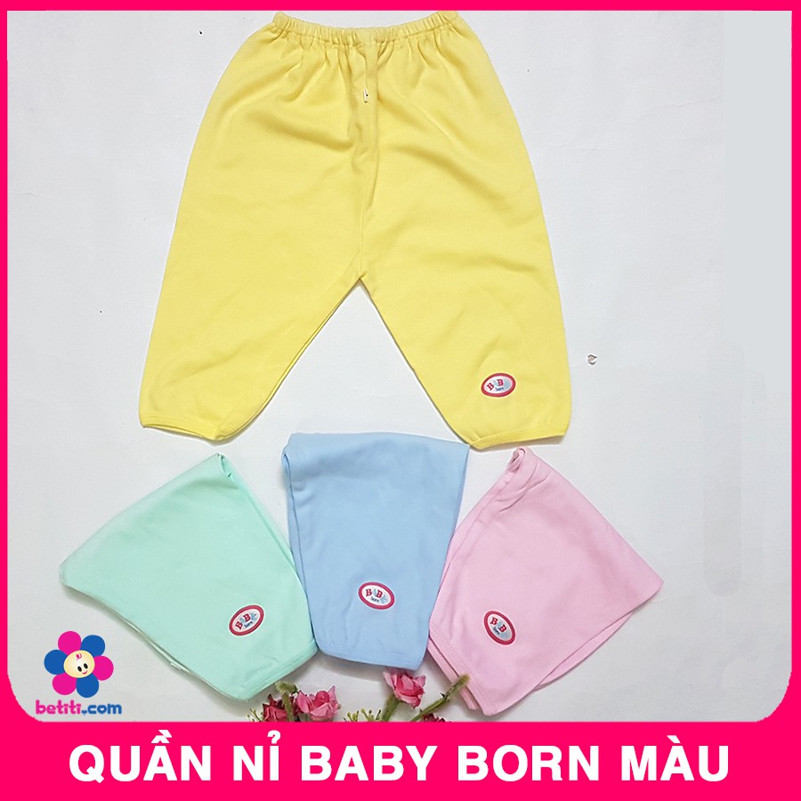 Quần Nỉ Baby Born Dày Dặn Cho Bé Từ Sơ Sinh