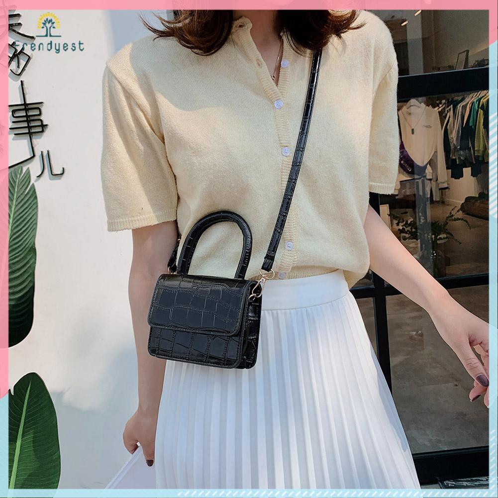 Túi da mini đeo chéo phong cách thời trang thanh lịch cho phái nữ