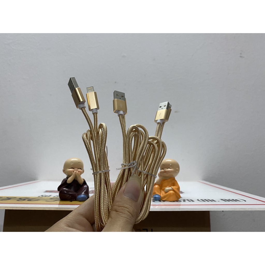 Dây Sạc IP- DÂY DÙ SIÊU BỀN CHẤT LƯỢNG CAO dài 1 M