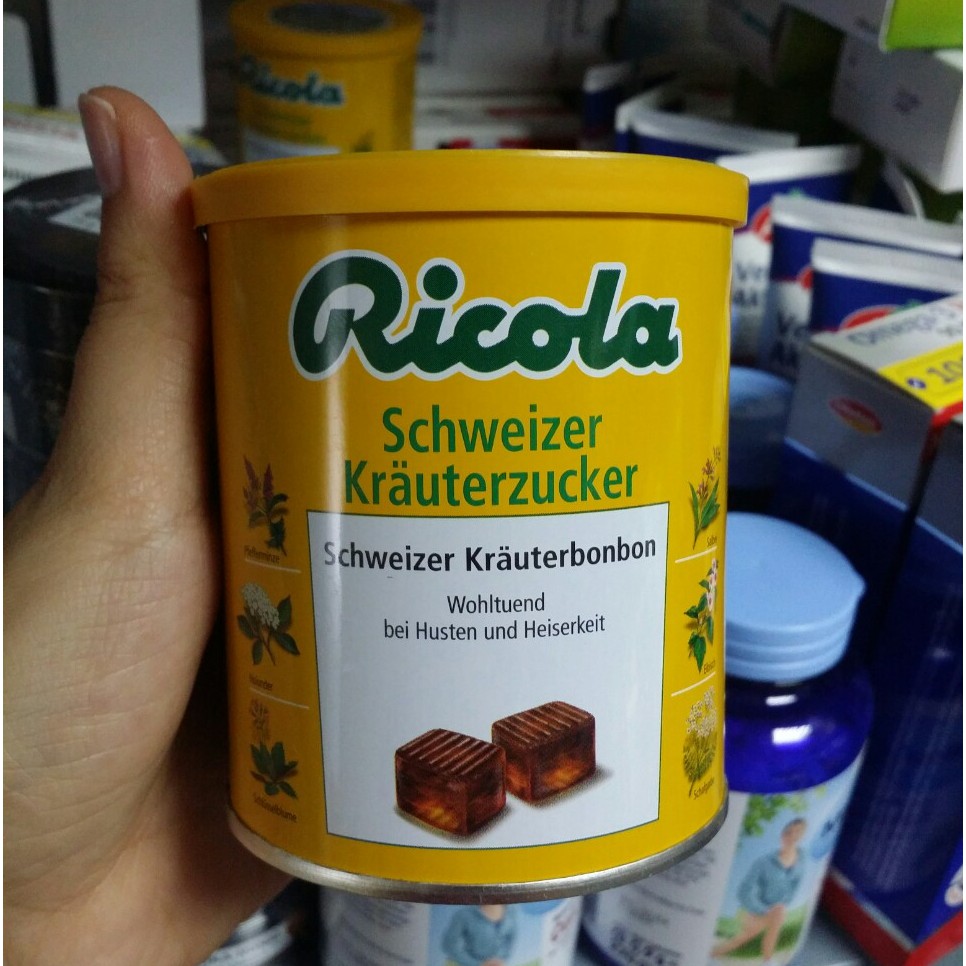 Kẹo ngậm Ricola Schweizer Kräuterzuker 250g