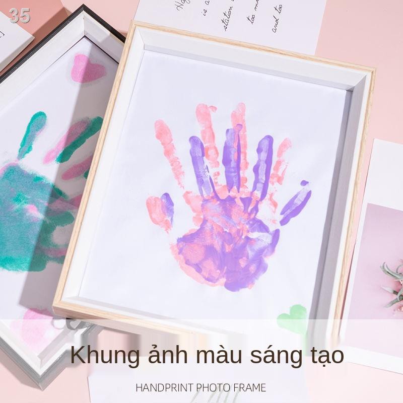 Khung ảnh dấu tay cặp đôi kỷ niệm ngày sinh nhật ý nghĩa quà tặng bạn trai lễ tình nhân 520