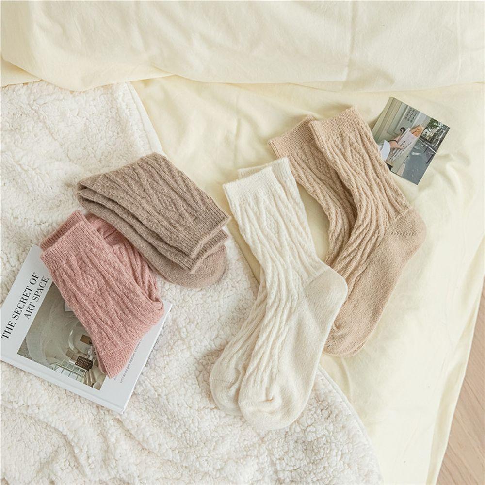 Vớ Lông Dày Dặn Thoải Mái Thời Trang Mùa Thu Cho Nữ