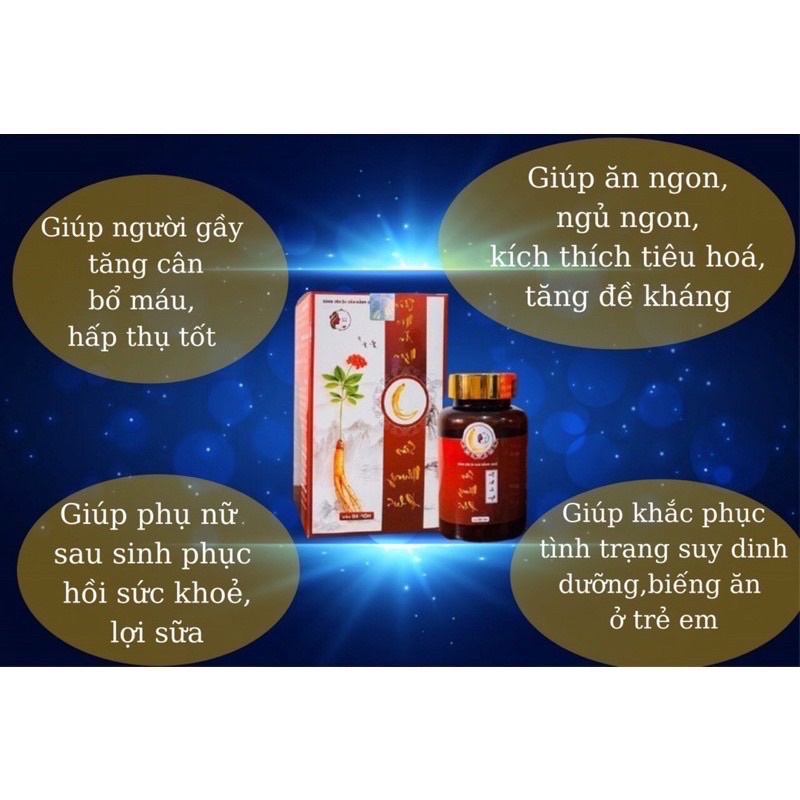SÂM NHUNG PLUS ĂN NGON NGỦ NGON 60 VIÊN.