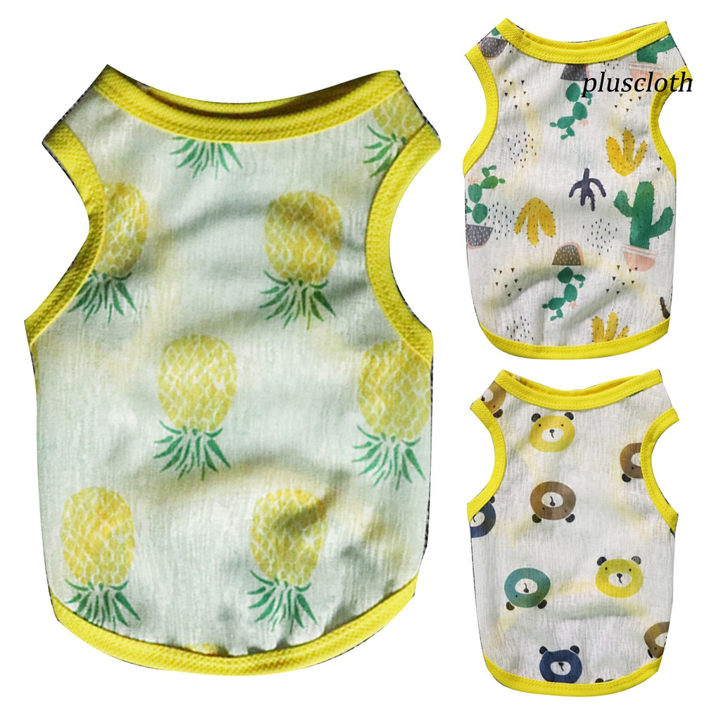 Áo Thun In Hình Dễ Thương Cho Thú Cưng