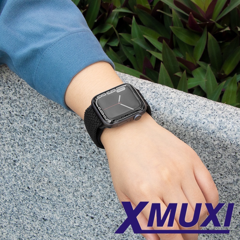 Dây Đeo Nylon Thay Thế Cho Đồng Hồ Thông Minh Apple Watch Series 7 / SE / 6 / 5 / 4 / 3 / 2 / 1 49mm 45mm 41mm