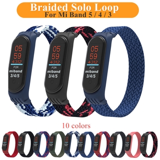 Dây Đeo Nylon Thay Thế Cho Đồng Hồ Thông Minh Xiaomi Mi Band 5 3 4 M3 M4 M5