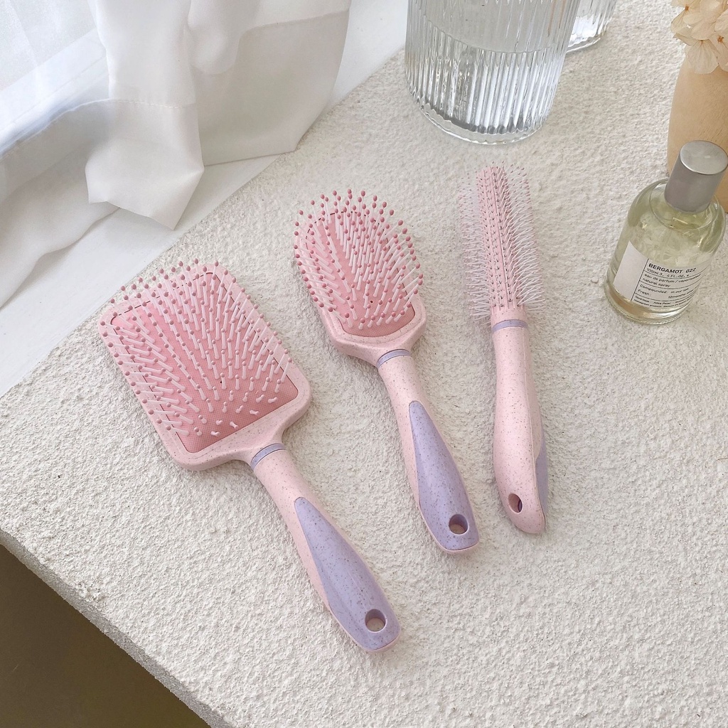 Lược tròn chải tóc, lược tạo kiểu, gỡ rối tóc, uốn phồng siêu đẹp