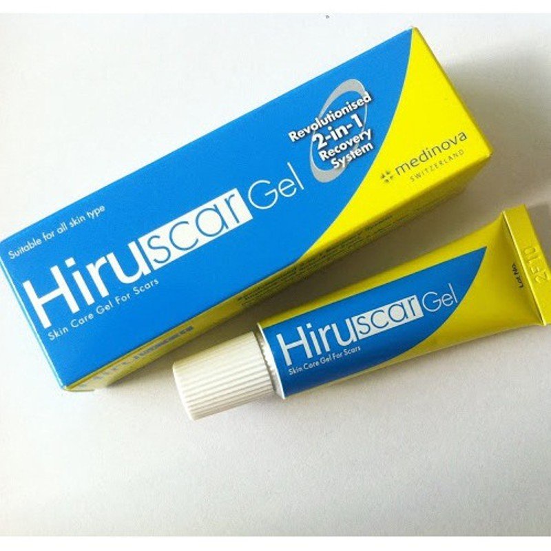 Gel Làm Mờ Sẹo Thâm, Sẹo Lõm Hiruscar Gel For Scar And Keloid Care (5g, 20g) Thụy Sĩ