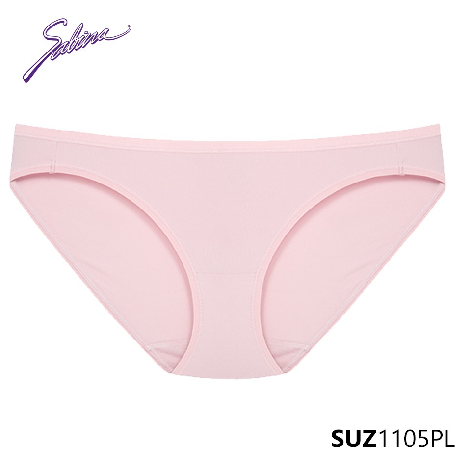 Quần Lót Lưng Vừa Cạp Ngắn Màu Trơn Panty Zone By Sabina SUZ1105