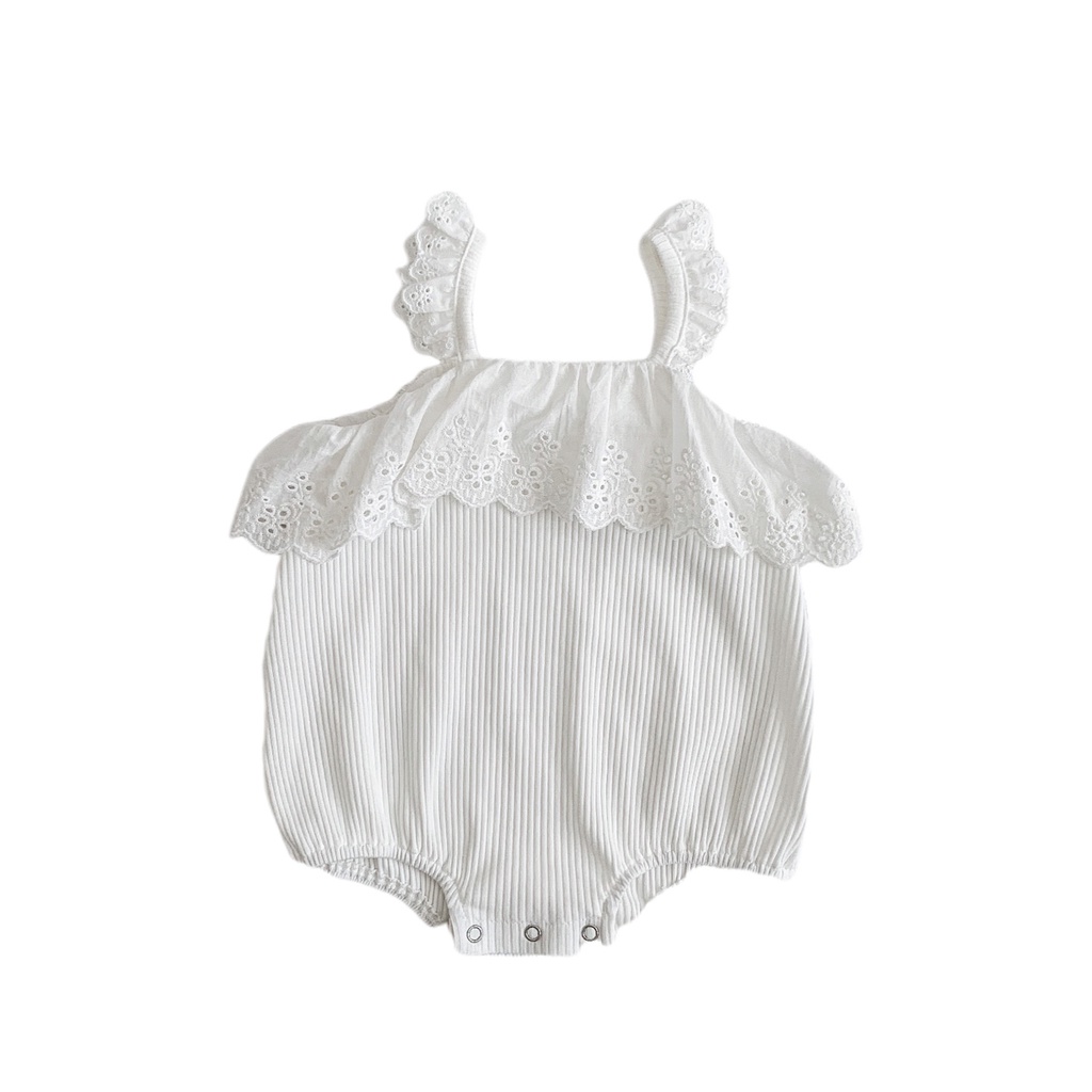 Áo Liền Quần Không Tay Thời Trang Mùa Hè Dành Cho Bé Gái 0-2 Tuổi