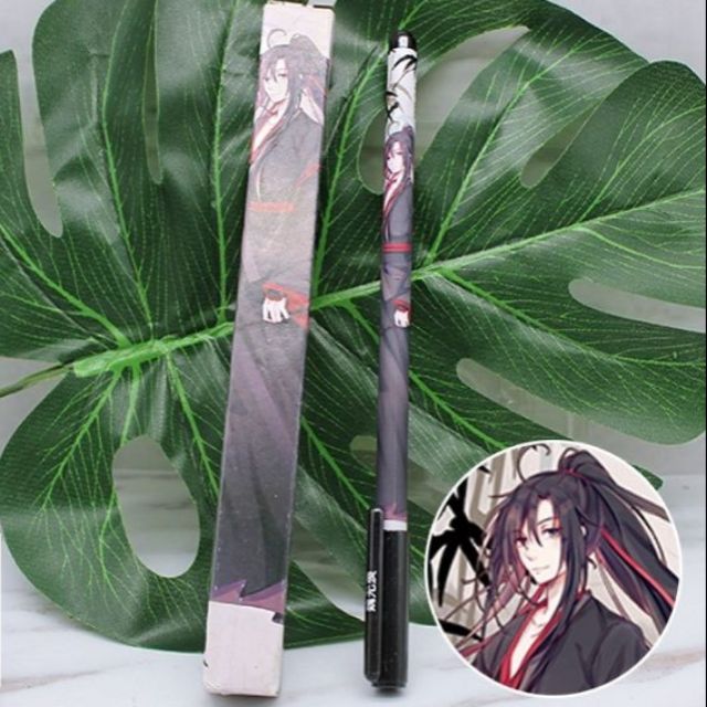 Bút gel nước cute Ma Đạo Tổ Sư K02 Lam Trạm Ngụy Anh Vong Tiện