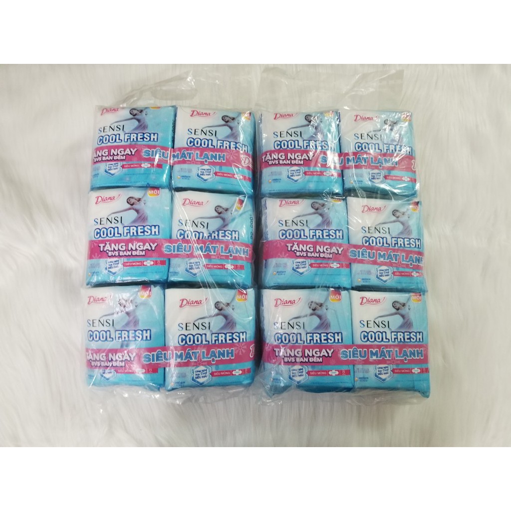 COMBO 6 BỊCH DIANA SENSI COOLFRESH –QUÀ TẶNG ĐÊM