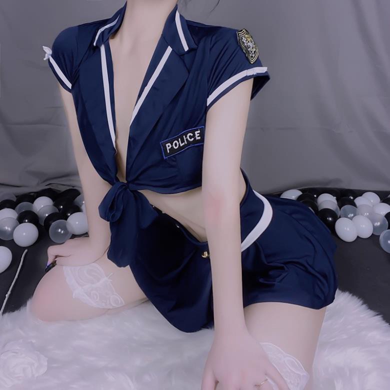 Đồ ngủ Cosplay cảnh sát 💝 Free ship 💝 Police sexy gợi cảm New