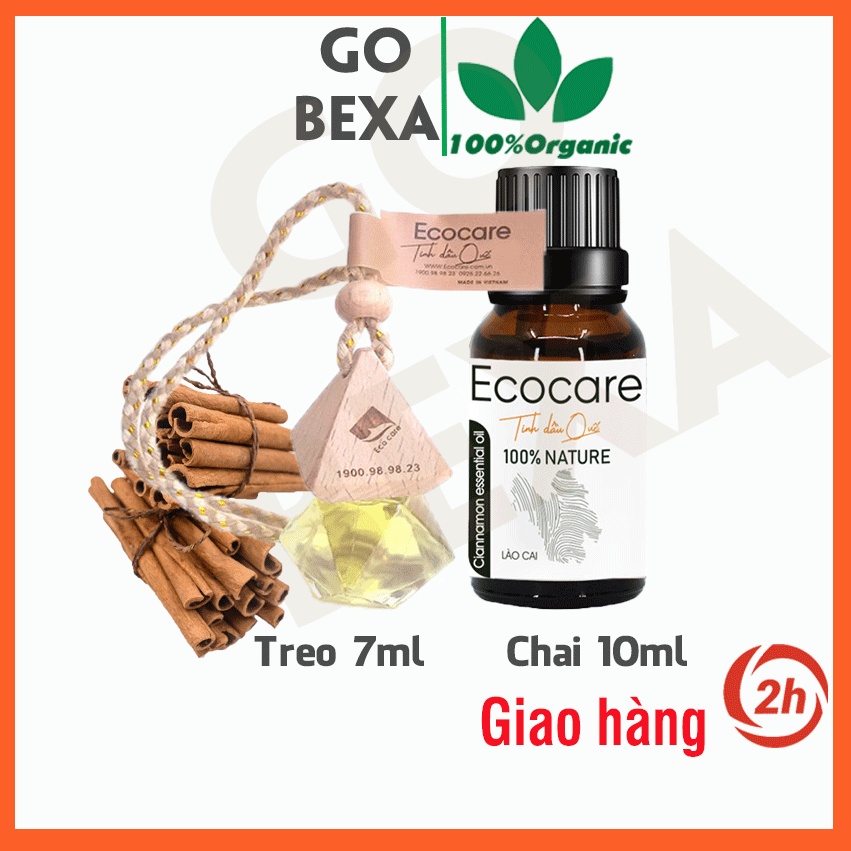 Tinh dầu quế Ecocare chai 10ml, dạng treo 7ml