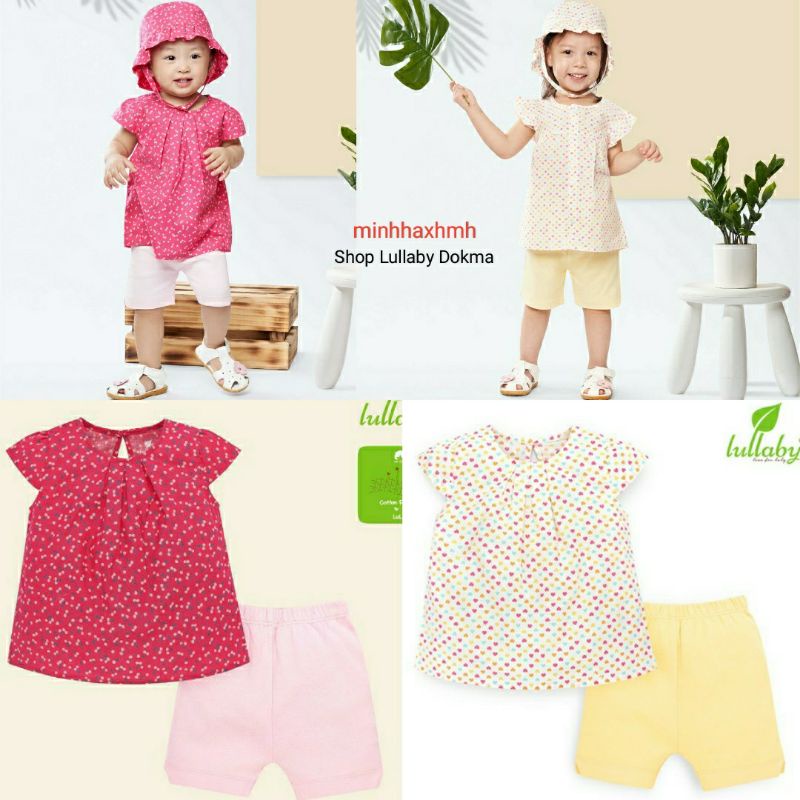 Bộ cộc tay BÉ GÁI cài giữa, CÁNH TIÊN chất Xô 2 lớp mềm, mát
