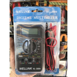 [FOLLOW lấy Voucher]Đồng hồ vạn năng hiện số WELLINK HL 3000-Cam kết chính hãng